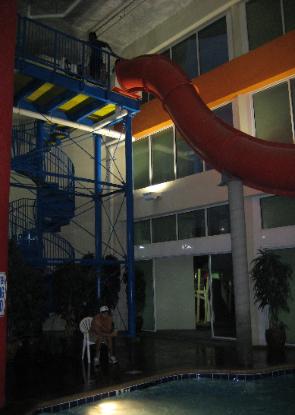 Water Slide at Dunes Village Resort in Myrtle Beach - Largest indoor water park in all of Myrtle Beach SC